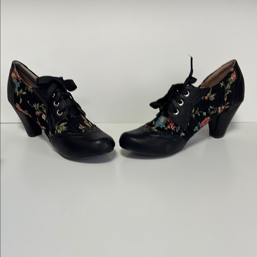 COPY - Floral Black Women's Shoes